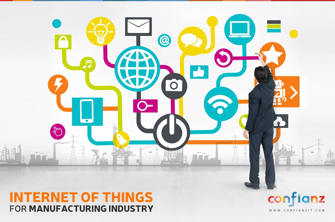 Internet of Things (IOT) has a prominent role in manufacturing
