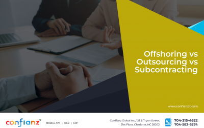 Offshoring vs Outsourcing vs Subcontracting