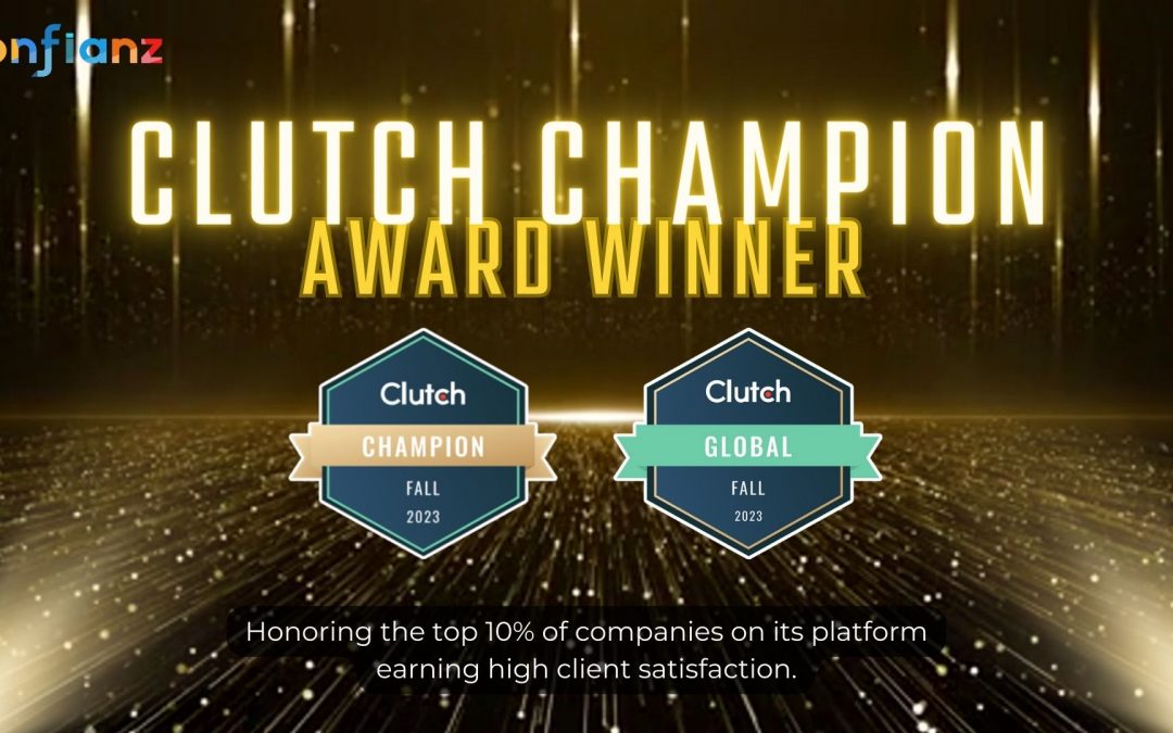 Confianz Global Inc Celebrates Winning the Prestigious Clutch Champion Award for Fall 2023