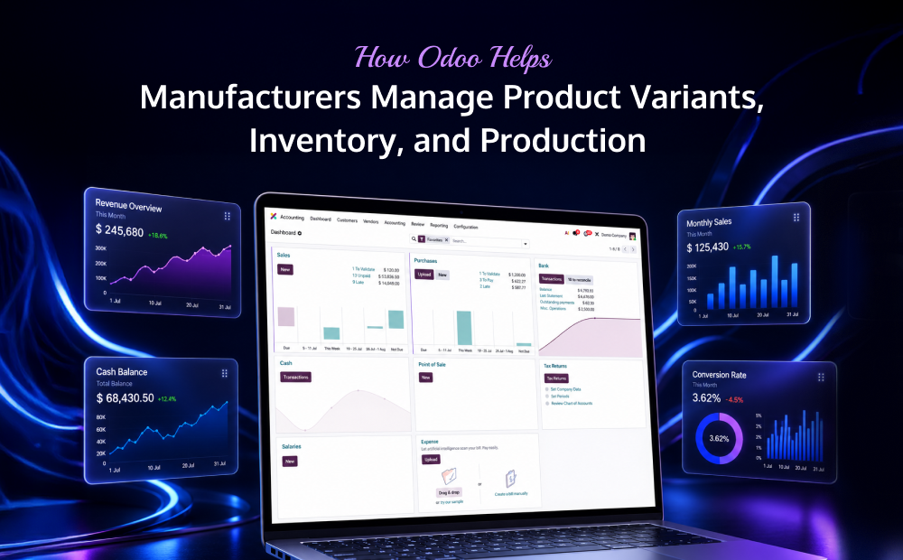 How Odoo Helps Manufacturers Manage Complex Product Variants